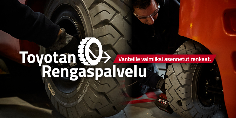 Toyotan rengaspalvelu trukeille