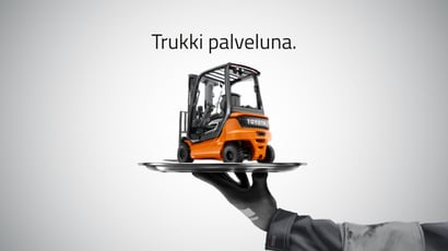 Toyotan trukki palveluna -palvelumalli kilpailukyvyn parantamiseen.