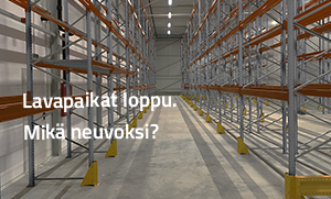Lavapaikat loppu varastossa. Mikä neuvoksi?